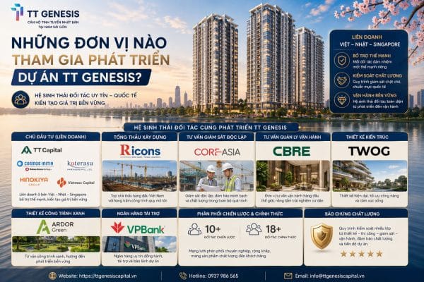Những Đơn Vị Nào Tham Gia Phát Triển Dự Án TT Genesis?