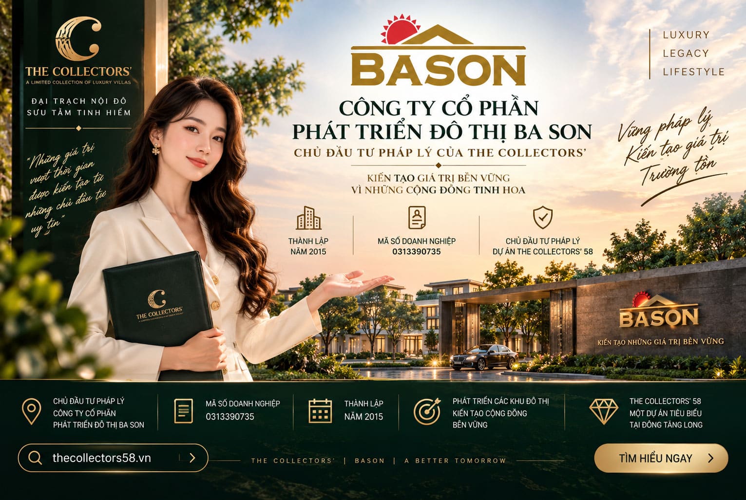 Công ty Cổ phần Phát triển Đô thị Ba Son – chủ đầu tư pháp lý của The Collectors'