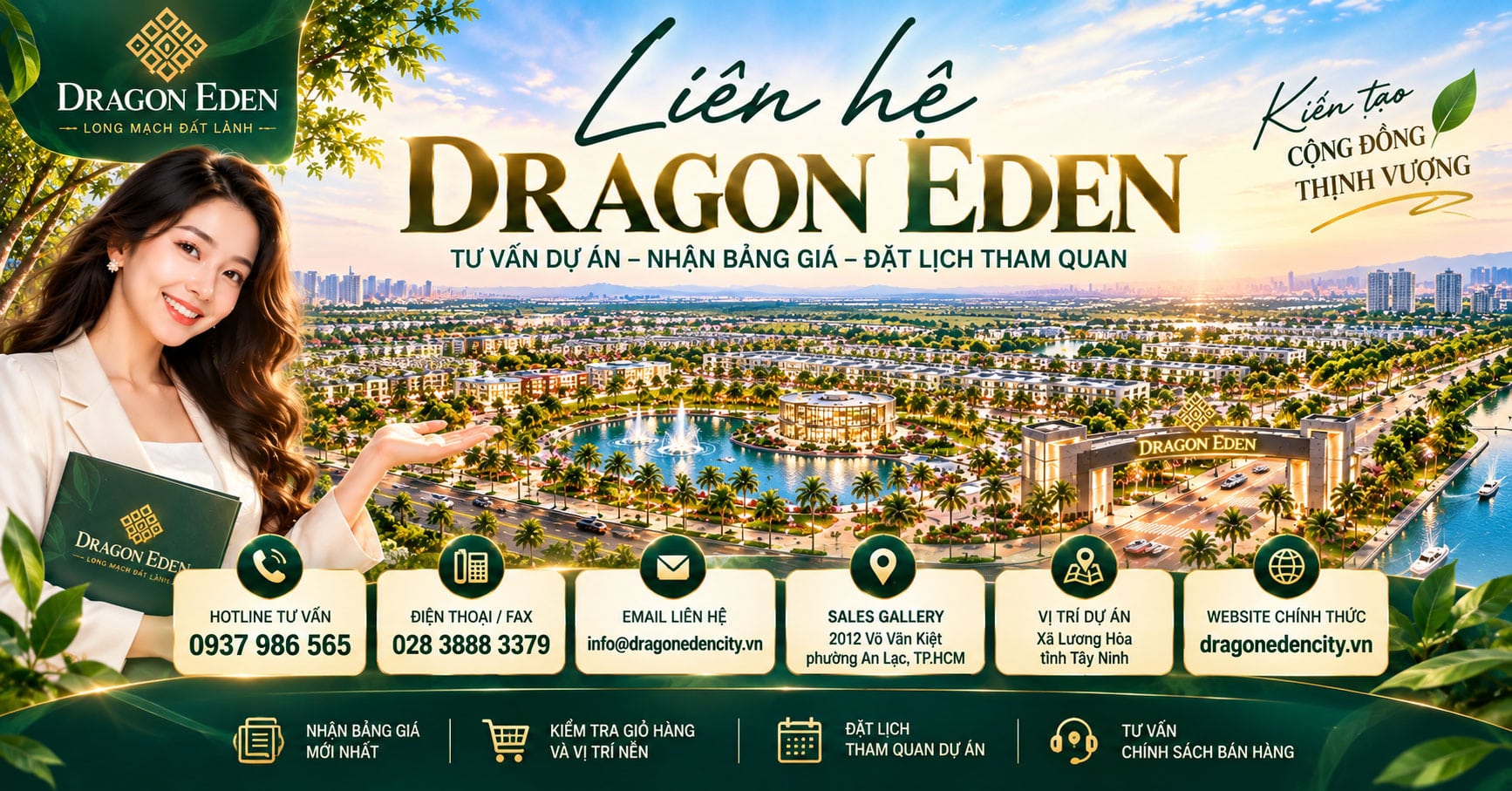 Dragon Eden – Đất Nền Có Sổ Riêng Tại Khu Vực Giáp TP.HCM