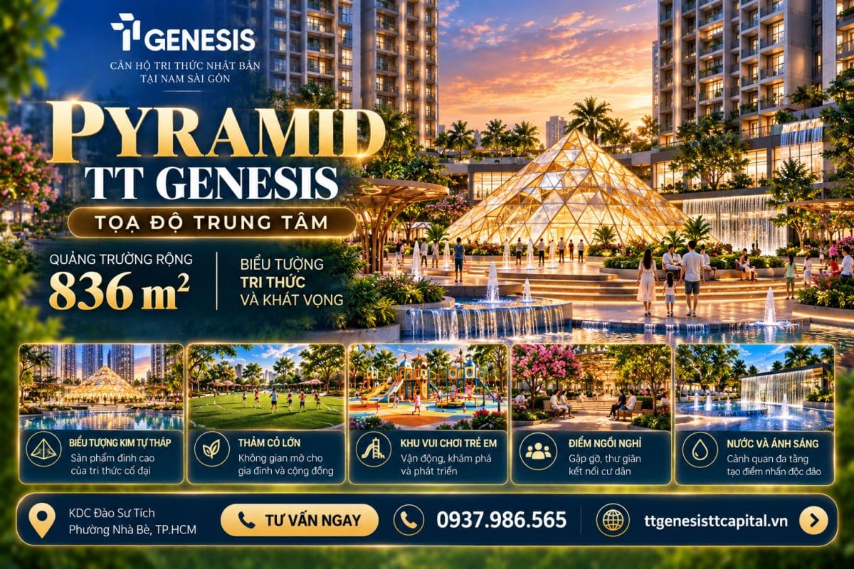 PYRAMID TT Genesis – Vì sao kim tự tháp trở thành biểu tượng trung tâm?